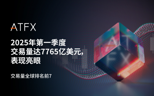 散户股票配资 ATFX 2025年一季度斩获7765亿美元交易量，稳坐全球第七宝座